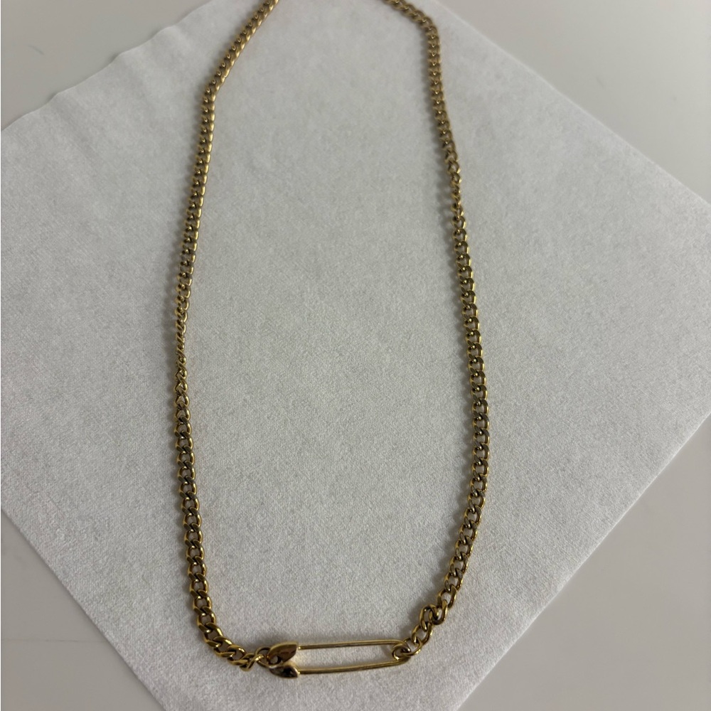 Little Rooms Safety Pin necklace
